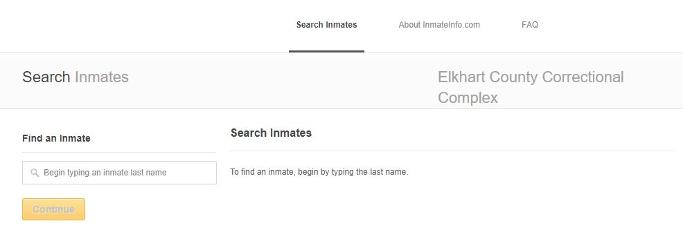 Elkhart County Inmate Jail Roster Search