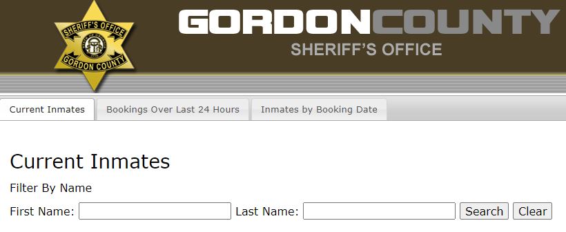 Gordon County Inmate Jail Roster Search