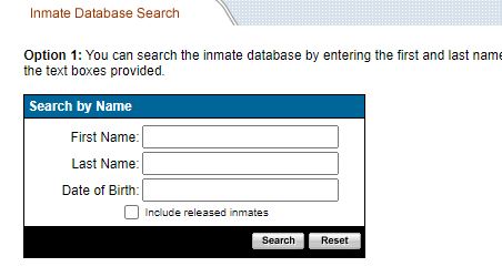 Marion County Inmate Jail Roster Search
